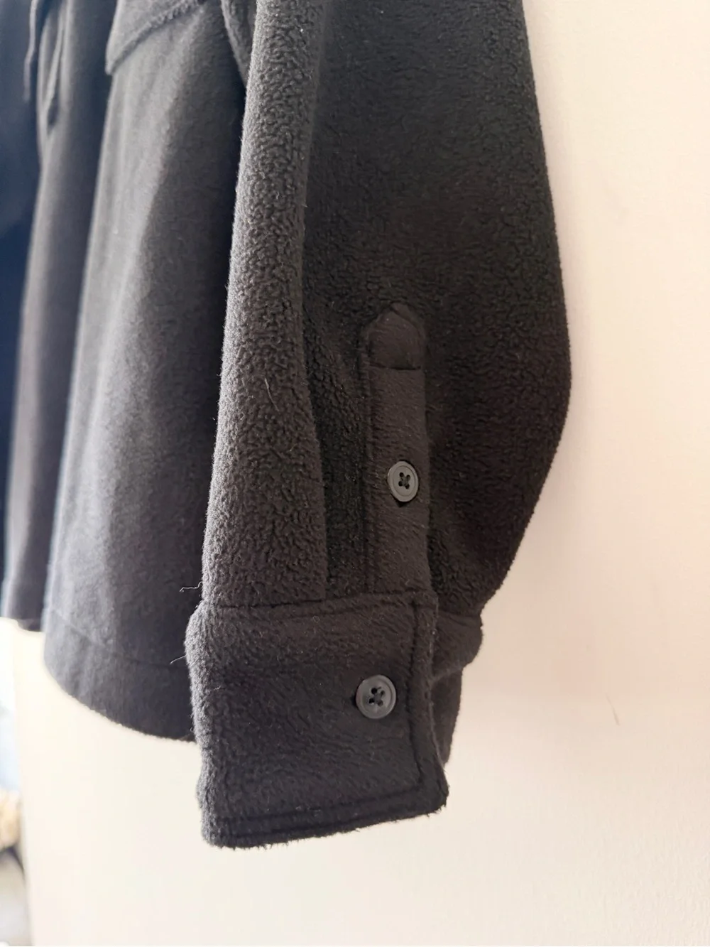 Gap Kids Cozy Hag-Zip Shirt Black Jacket Fleece Boys XL School Classic